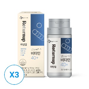 리턴업 비타민 40+ x3개(총 3개월분)
